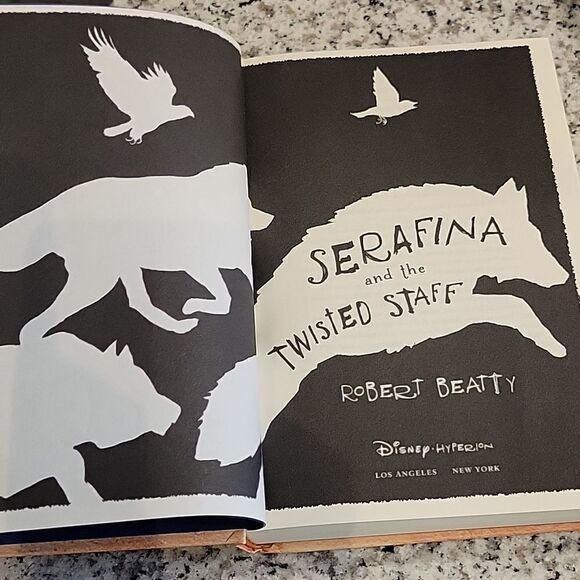 Serafina and the Twisted Staff Robert Beatty Disney Book hardcover - Picture 7 of 9